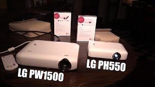 LG PH550 amp PW1500 Beamer German  AllroundPCcom [upl. by Edras709]