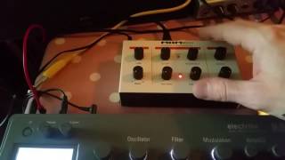 Korg Electribe 2 Tutorial  Using the master fx touchpad etc on external audio [upl. by Notanhoj]