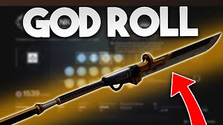 Destiny 2  GOD ROLL GLAIVE Best Rolls On The Enigma Witch Queen [upl. by Neltiak]