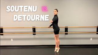 Soutenu vs Detourne  Ballet Terminology [upl. by Abrahan413]