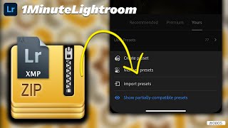 How to Import Presets Into Lightroom Mobile in a Minute [upl. by Ulphi]