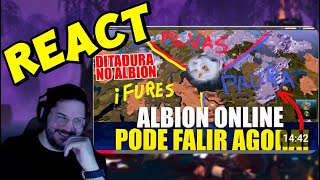 REACT  ALBION ONLINE CORRE RISCO DE FALIR Konã [upl. by Ayotahc]