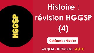 Histoire  révision HGGSP 4 [upl. by Herman914]