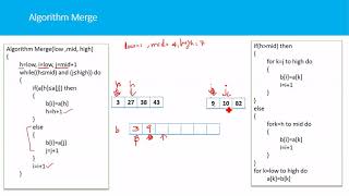 Merge sort part 22 [upl. by Suoicserp90]