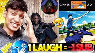 Try Not To Laugh 1 LAUGH  1 SUB FUNNY ANIME MEMES [upl. by Alyel]