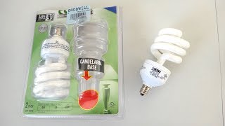 FEIT 13watt 60watt CFL Ceiling Fan Light Bulbs [upl. by Churchill]