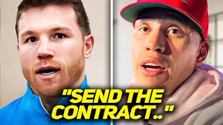 Canelo Alvarez BREAKS Silence On David Benavidez CALLING HIM OUT [upl. by Anirtal]