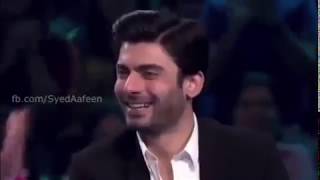 Fawad Khan Singing Pashto Song [upl. by Esiuqram]