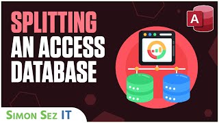 Split Access Database into FrontEnd and BackEnd Save Time and Space [upl. by Fried]