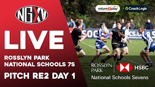 LIVE RUGBY 7s ROSSLYN PARK HSBC NATIONAL SCHOOLS 7s 2022  PITCH RE2 DAY 1 [upl. by Irahs854]