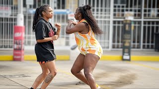 BOXING Girls in DALLAS TX MUST WATCH [upl. by Diarmuid112]