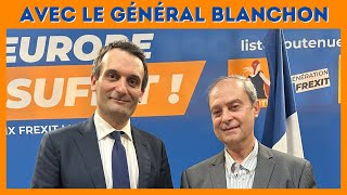 Entretien avec le général Blanchon notre colistier aux élections européennes [upl. by Dorcea]