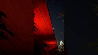 Bats swarm and leave Congress Avenue Bridge in Austin Texas  August 31 2024 [upl. by Lain]