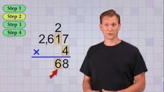 Math Antics  MultiDigit Multiplication Pt 1 [upl. by Lyrak]