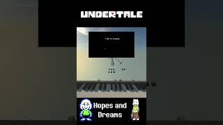 UNDERTALE  Hopes and Dreams part 5 Minecraft Noteblock shorts deltarune boss undertale [upl. by Eugirne]