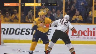 Josh Manson vs Cody McLeod Dec 2 2017 [upl. by Mueller128]