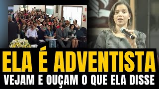 NO PÚLPITO DA IGREJA ADVENTISTA PREGADORA FALA SOBRE A IMPORTÂNCIA DE UMA BOA ALIMENTAÇÃO [upl. by Alvan]