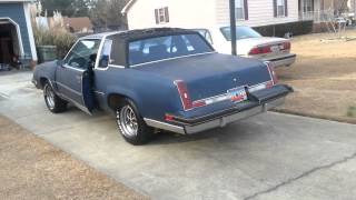 83 Cutlass with 40 series Flowmasters [upl. by Natassia648]