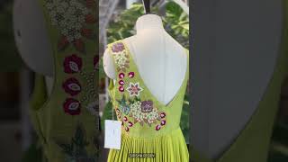 Lime green ombré shaded long gown sirishareddy subscribe shortsvideo like shop shortsfeed [upl. by Aneet]