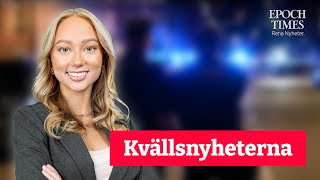 Kvällsnyheterna den 19 september – med Indra Kleinert [upl. by Lledal]