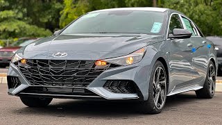 2022 Hyundai Elantra N Line REVIEW [upl. by Ahsratal261]