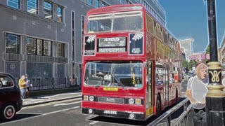 London Transport Leyland Titan B15 T961 At Victoria Coach Station On 90th Anniversary 24072022 [upl. by Nnylylloh]