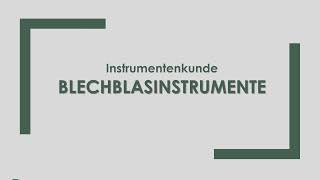 Musik Blechblasinstrumente einfach und kurz erklärt [upl. by Alaine]