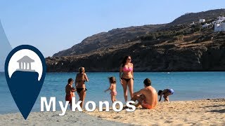 Mykonos  Kalo Livadi beach [upl. by Rosene770]