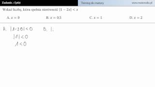 Zadanie 5  trening do matury z matematyki [upl. by Mab788]