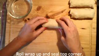 How to Wrap an Egg Roll [upl. by Lunsford530]