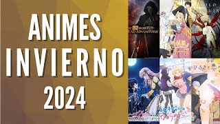 10 ANIMES INVIERNO 2024 [upl. by Lymn]