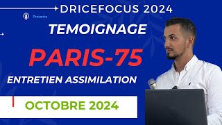 Témoignage Entretien assimilation nationalité française  questions réponses naturalisation [upl. by Abra]