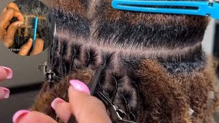 HOW TO PERFECT COMB AND PALM ROLLING ON DREADLOCKS [upl. by Elleirbag]