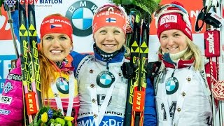 Biatlon Sprint Žen 1732016 ChantyMansijsk Gabriela Soukalova [upl. by Lleznod]