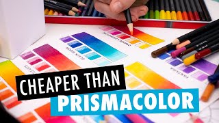 The BEST Prismacolor ALTERNATIVES I put 7 affordable colored pencil sets to the test [upl. by Iror]