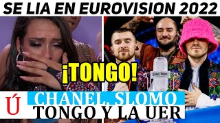 ❌ GRAN TONGO en Eurovisión 2022 que dejó a Chanel SIN GANAR con Slomo a la luz [upl. by Noxas]