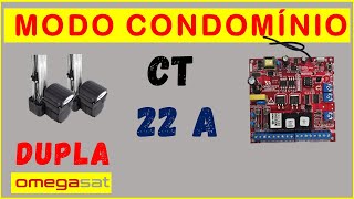 Como Ativar ou Desativar Modo Condomínio CT 22A Omegasat [upl. by Einahpetse554]