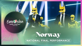 Subwoolfer  Give That Wolf A Banana  Norway 🇳🇴  National Final Performance  Eurovision 2022 [upl. by Coady]