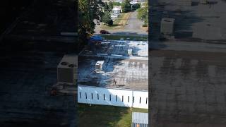 How to install a flat roof over another roof [upl. by Kopple47]