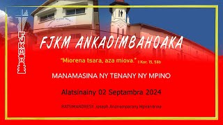 Mofonaina Alatsinainy 02 Septambra 2024 [upl. by Yrek]