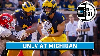 UNLV at Michigan  Sept 9 2023  B1G Football in 60 [upl. by Nivlag]