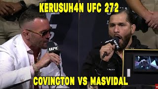 RICUH Jorge Masvidal vs Colby Covington Press Conference UFC 272 SUBINDO [upl. by Nnovahs]