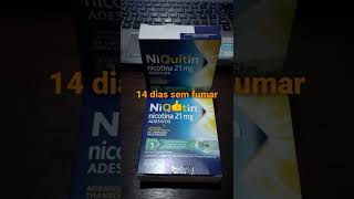 14 dias sem fumar com a ajuda dos adesivos de nicotina 👍 [upl. by Ailisab790]