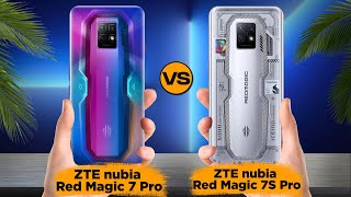 ZTE nubia Red Magic 7 Pro vs ZTE nubia Red Magic 7s Pro [upl. by Bac]