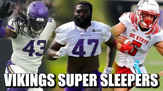 5 Super Sleeper Players on Minnesota Vikings Luiji Vilain Thayer Thomas William Kwenkeu amp More [upl. by Delainey119]