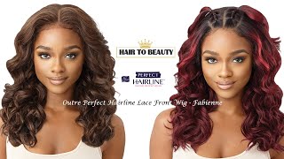 Outre Perfect Hairline Lace Front Wig FABIENNE  Hair to Beauty New Hair [upl. by Marquita254]