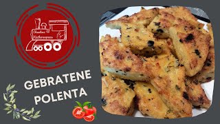 GEBRATENE POLENTA  die geniale vegetarische Beilage [upl. by Liss]