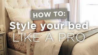 How To Style Your Bed Like a Pro [upl. by Reece]