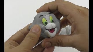 Play dough Sculpt Cartoon Character Tom in Clay [upl. by Emiline551]