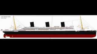 SS Imperator RMS Berengaria profiles [upl. by Aihsatal]